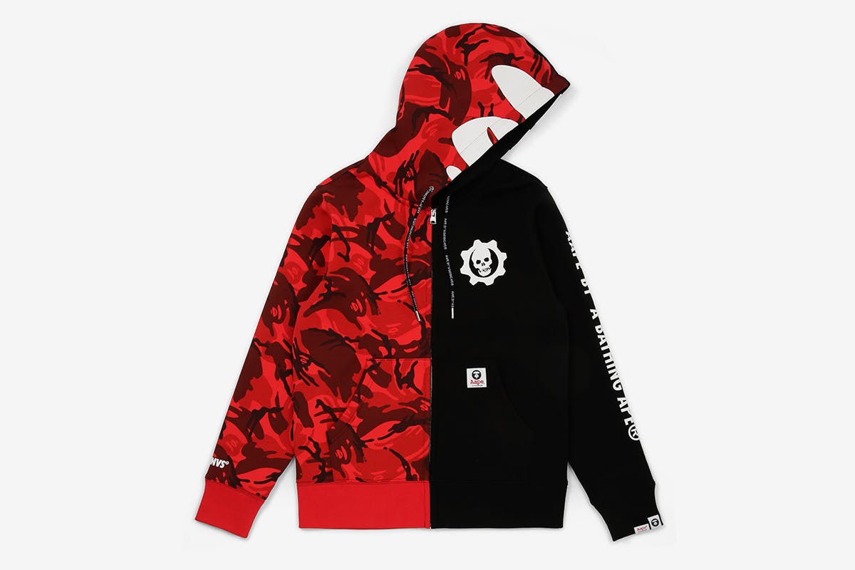 gears of war bape hoodie